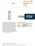 FUSE 10X38 10A 1000 VDC GPV Es