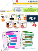 ACTIVITY 3: Healthy Activities: Student's Name: - Grade