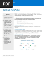 Dell Emc Networker: Benefits