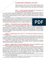 ESEU evolutia Romaniei 1951-1985