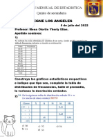 Examen Mensual de Quinto de Secundaria