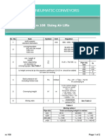 30 Pneumatic Conveyors: Rs 108 Sizing Air Lifts