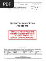 Earthwork Inspections Procedure