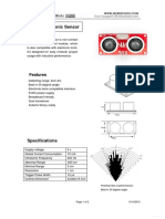Seeed Ultrasonic Sensor: Features