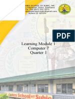 Learning Module 1 Computer 7 Quarter 1