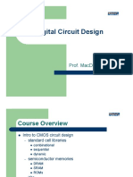 Digital Circuit Design: Prof. Macdonald