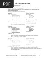 Unit 9: Structures and Union: Notes By:-Dhananjay Joshi Pioneer Computer Academy, Chikhli