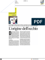 A Urbino Teatro Urbano, l'origine dell'occhio - Il Corriere Adriatico del 6 luglio 2022