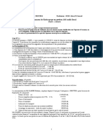Examen Audit et gestion fiscal  2013-1