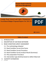 2012 Need Based Budget Presentation Gondar