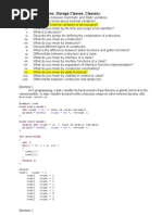 Problems (Structures, Storage Classes, Classes) :: Void Void Int