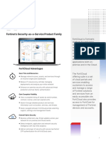 Forticloud™: Fortinet'S Security-As-A-Service Product Family