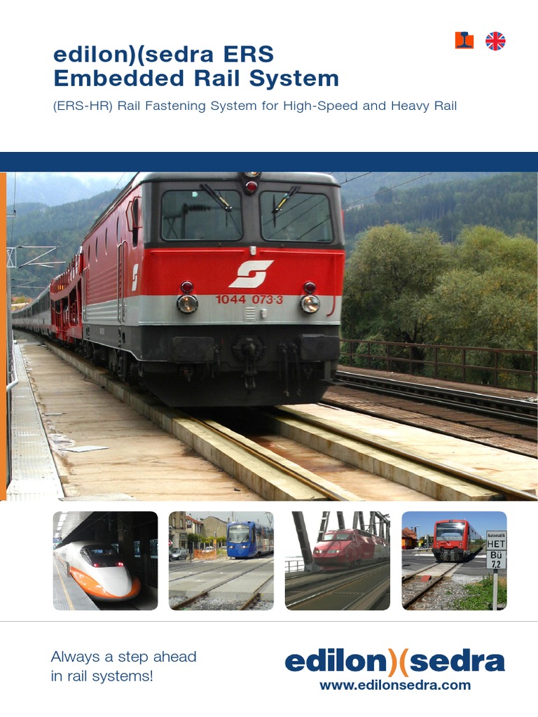 Brochure Edilonsedra ERS HR Embedded Rail System Heavy Rail en | PDF ...