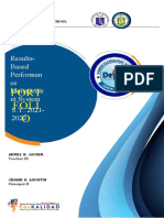 Port Foli O: Results-Based Performan Ce Manageme NT System S.Y. 2021 - 2022
