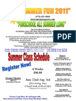 2011 Summer Flyer