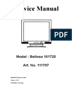 Service Manual: Model: Belinea 101725 Art. No. 111707