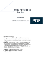 Psicologia Aplicada Ao Direito: Personalidade