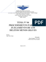 Derecho Procesal Penal II