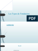 Les Types de Fondations