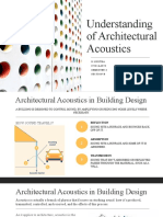 Understanding of Architectural Acoustics