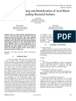 Isolation, Screening and Identification of Acid Black Degrading Bacterial Isolates