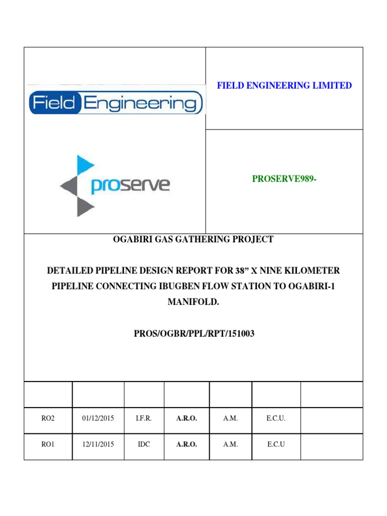 Field Engineering Limited: Ogabiri Gas Gathering Project | PDF | Pipe ...