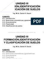 UNIDAD IIIa-Formación, Identificación y Clasificación de Suelos