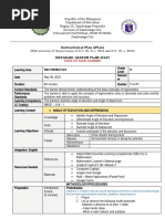 Instructional Plan (Iplan) Detailed Lesson Plan (DLP)