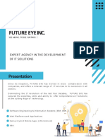 Future Eyeinc.: Expert Agency in The Development of It Solutions