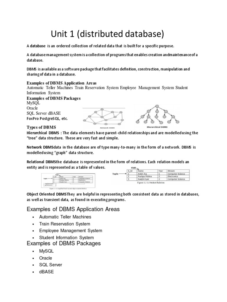 Overview of Distributed Databases | PDF | Databases | Data Management ...
