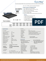 1U 17.3" FHD LCD Console Drawer