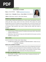 Curriculum Vitae Personal Informations