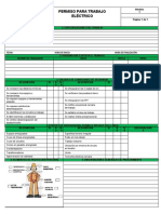 Permiso para Trabajo Eléctrico