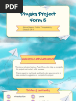 Physics Project Form 5: Name:Meena Rubini Thoppasamy Class:5 SN 1