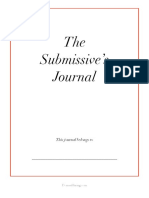 The Submissive's Journal: This Journal Belongs To