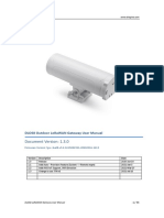 Document Version: 1.3.0: Dlos8 Outdoor Lorawan Gateway User Manual