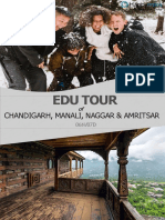 Chandigarh, Manali, Amritsar - EduTourSchool - 2022