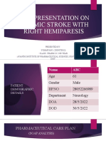 Case Presentation On Ischemic Stroke