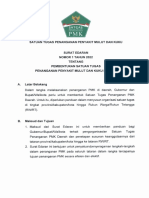 SE Satgas Penanganan PMK No 1 Tahun 2022 Tentang Pembentukan Satuan Tugas Penanganan PMK Daerah