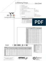 V Series Metering Pump Data Sheet