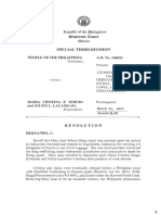 People of The Philippines vs. Maria Cristina P. Segrio and Julius L. Lacanilao, G.R. No. 240053. March 21, 2022