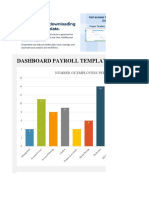 Dashboard Payroll Template: Number of Employees Per Department