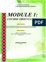 Course Orientation: Study Notebook