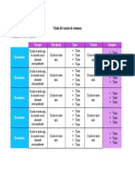 Formato de Cuadro de Resumen en Word