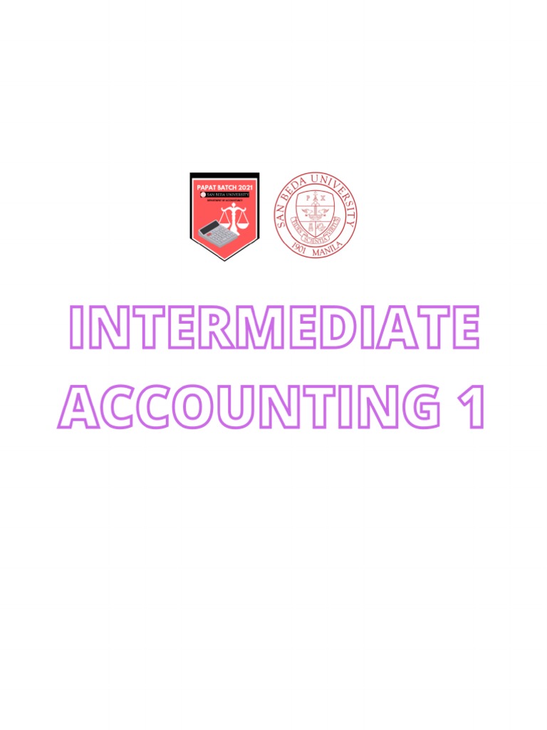 Intermediate Accounting 1 Overview 2024 | PDF | Debits And Credits | Cheque
