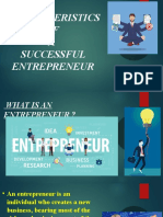 Characteristics OF A Successful Entrepreneur: BY-Lakshay BBA (G) 1B