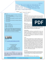 Study of Peripheral Blood Smear Findings in Patients of Anemia and To Compare It With Automated Hematology Analyzer Generated Red Cell Parameters