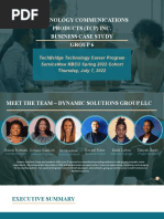 TechBridge TCP ServiceNow Business Case - Group 6