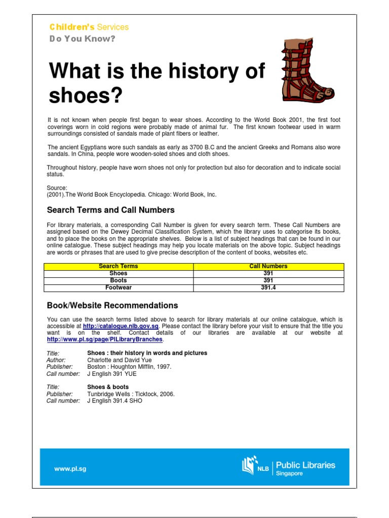 history of shoes book