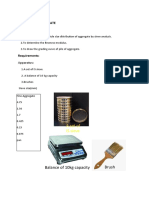 Experiment No.1 Grading of Aggregate Objective:: Balance of 10kg Capacity Brush